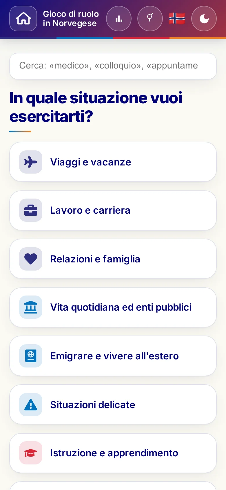 Cellulare: i mondi tematici dei Giochi di ruolo.