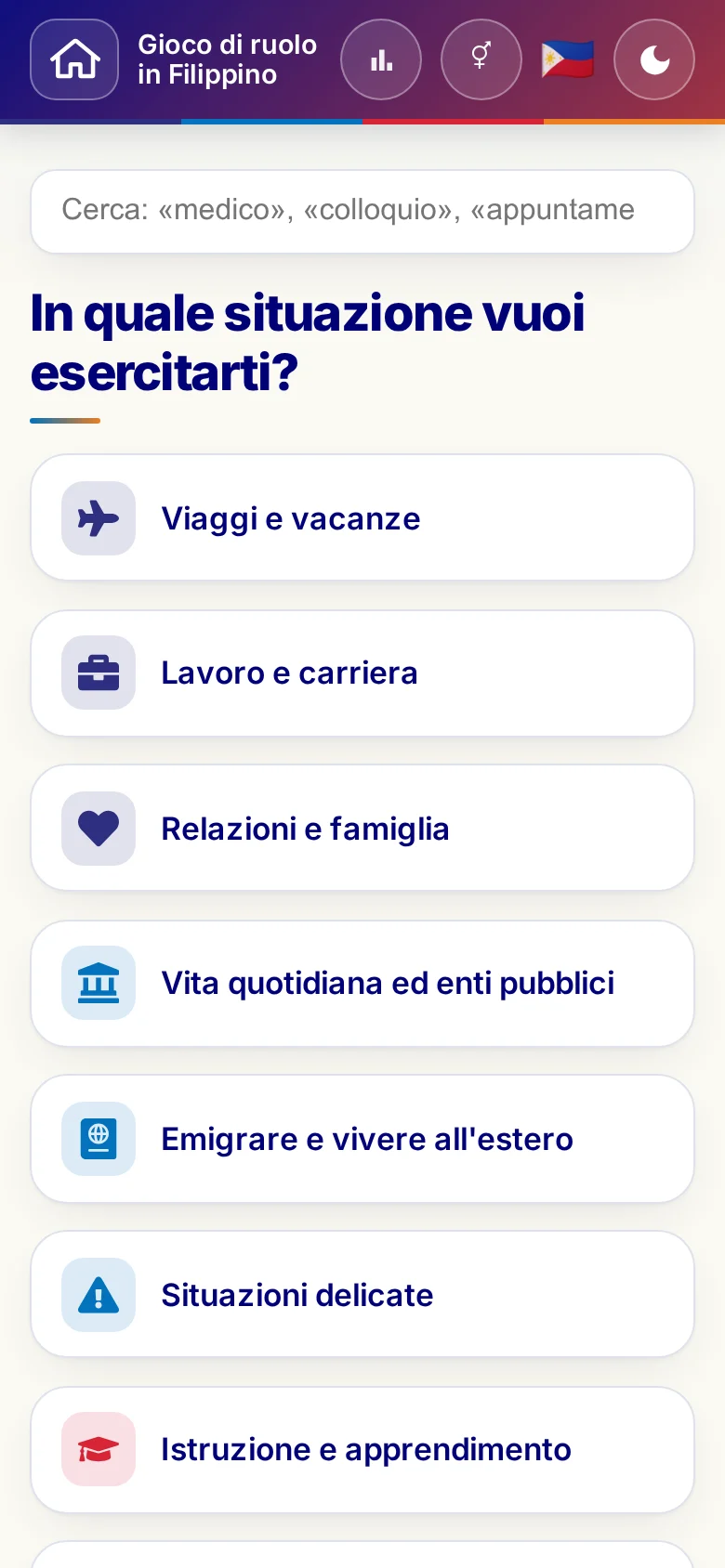 Cellulare: i mondi tematici dei Giochi di ruolo.