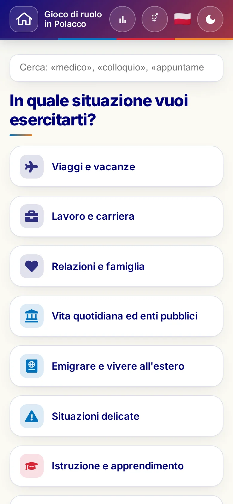 Cellulare: i mondi tematici dei Giochi di ruolo.
