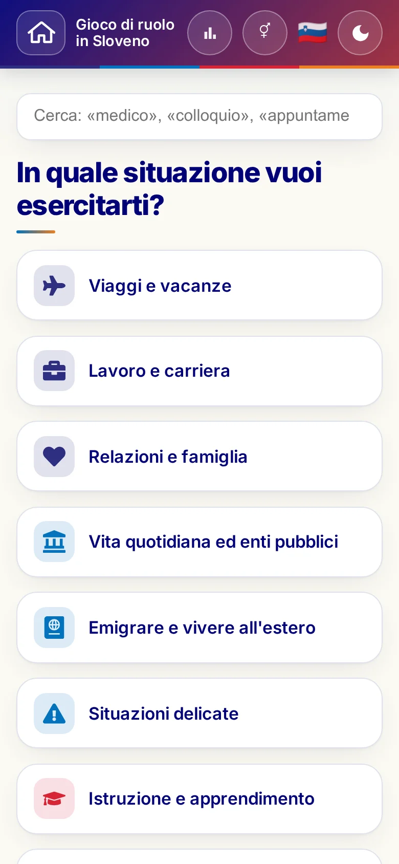 Cellulare: i mondi tematici dei Giochi di ruolo.