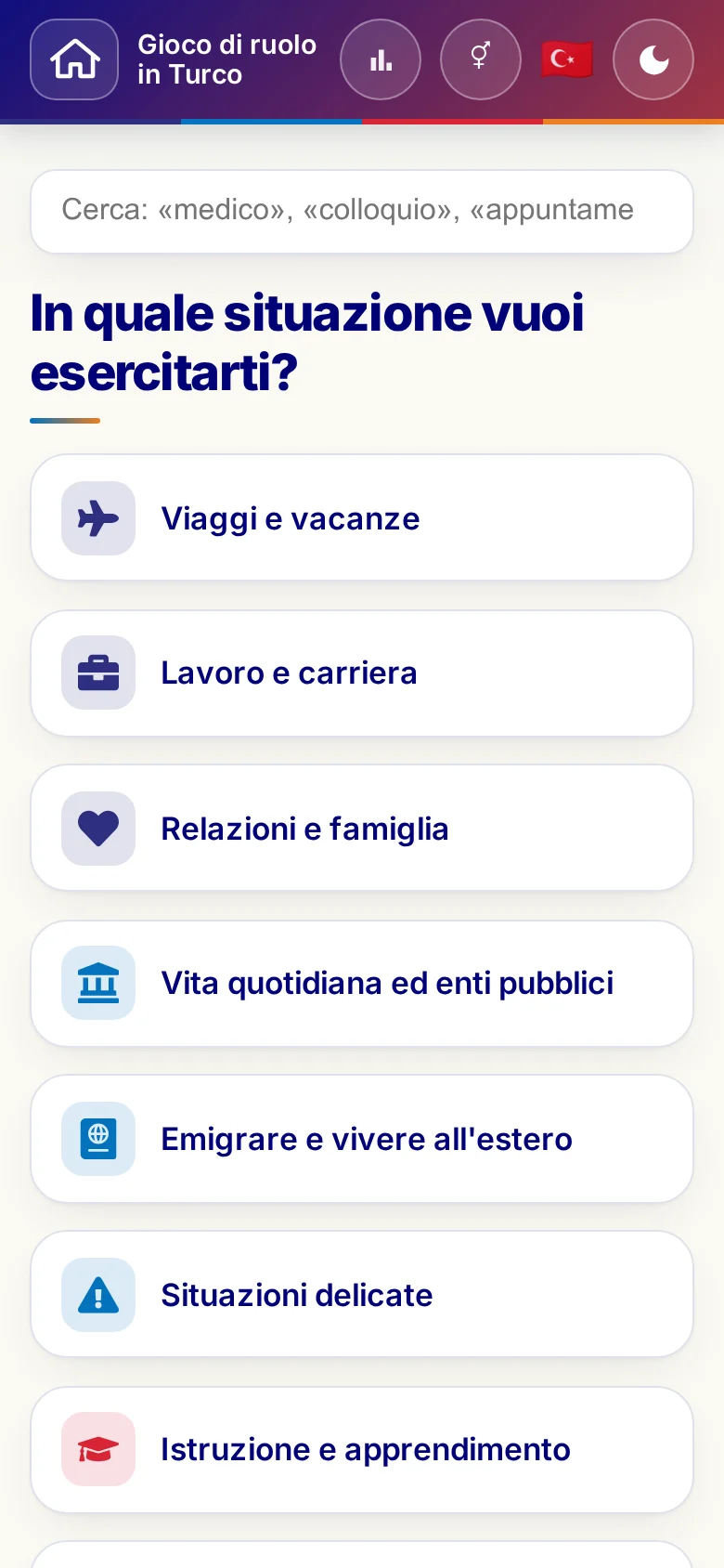 Cellulare: i mondi tematici dei Giochi di ruolo.