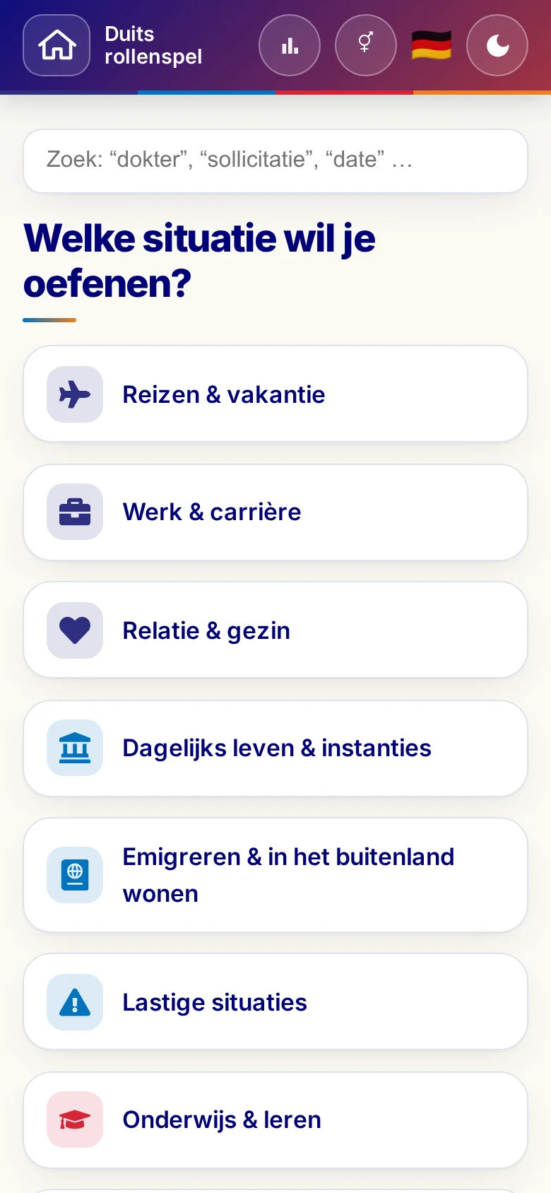 Telefoon: de themawerelden van het Taalrollenspel.
