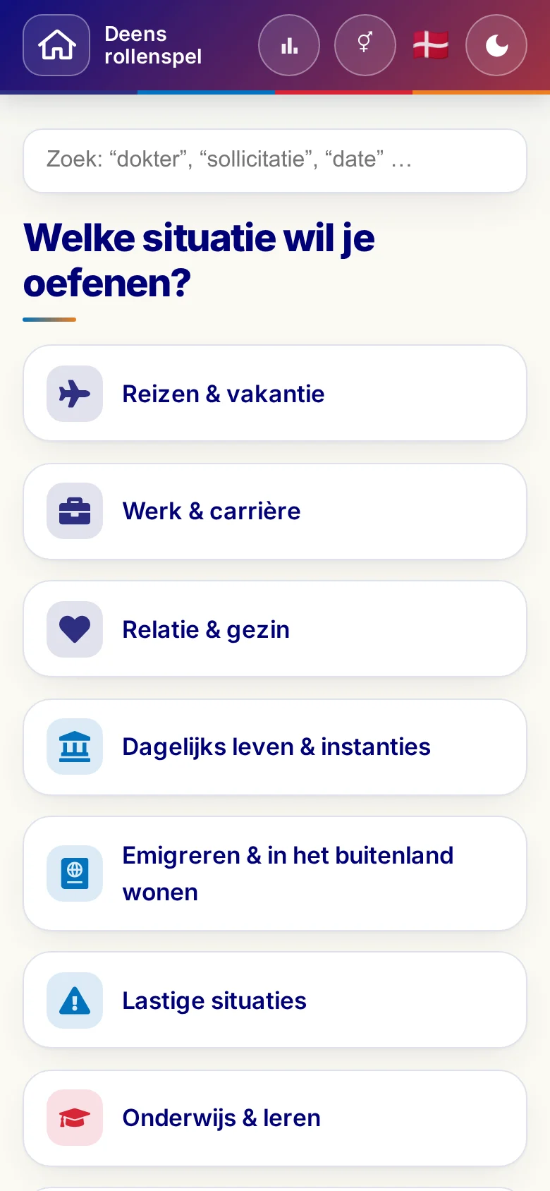 Telefoon: de themawerelden van het Taalrollenspel.