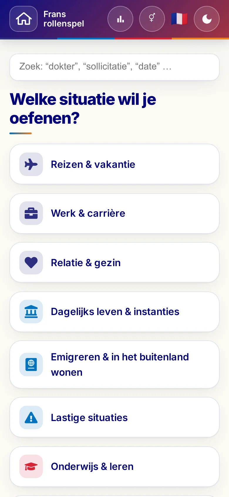 Telefoon: de themawerelden van het Taalrollenspel.