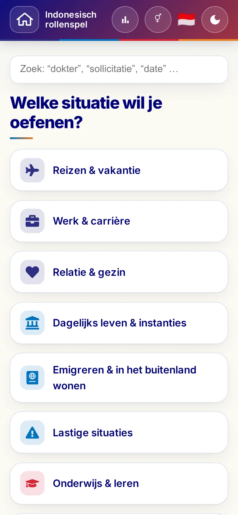 Telefoon: de themawerelden van het Taalrollenspel.