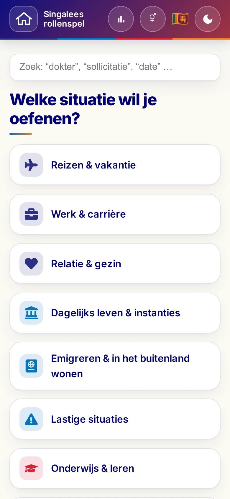 Telefoon: de themawerelden van het Taalrollenspel.
