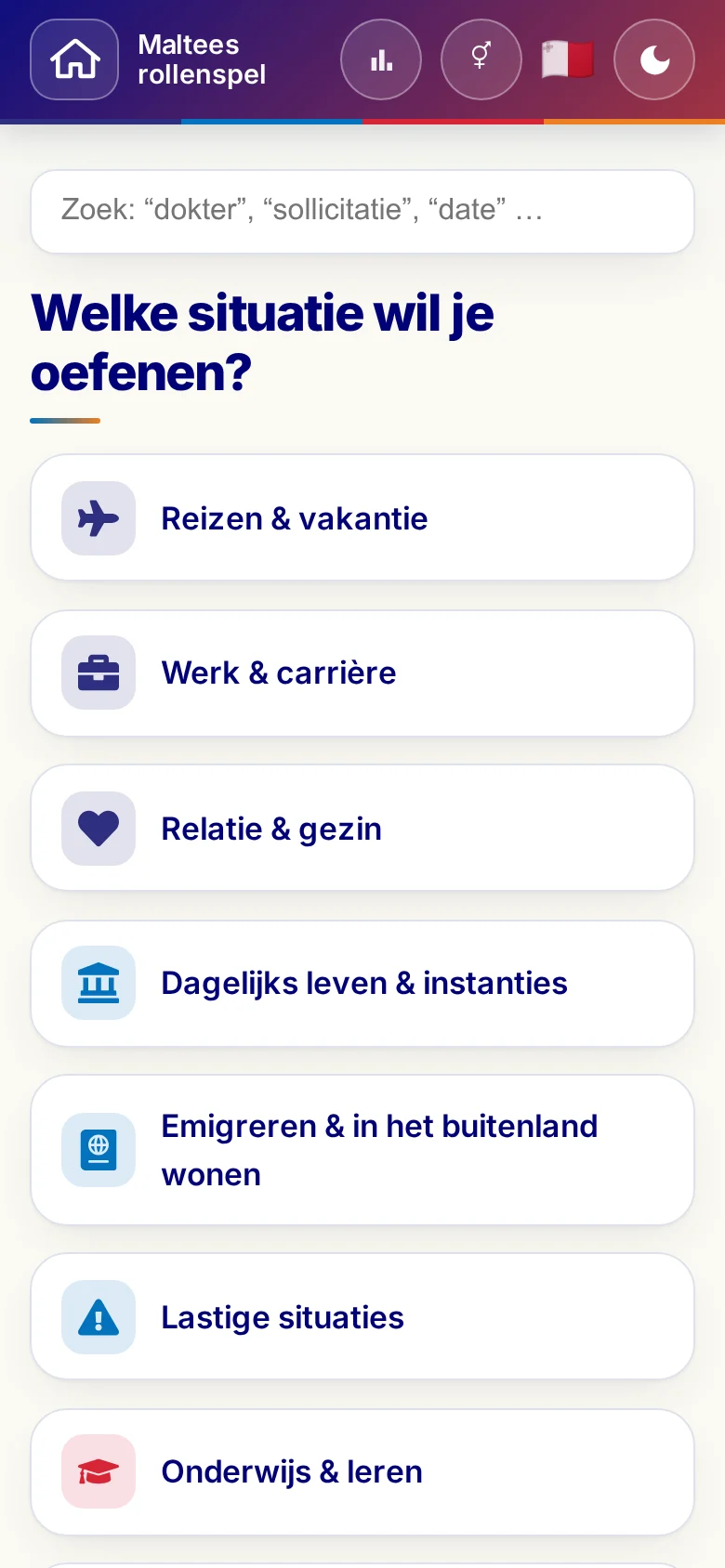 Telefoon: de themawerelden van het Taalrollenspel.