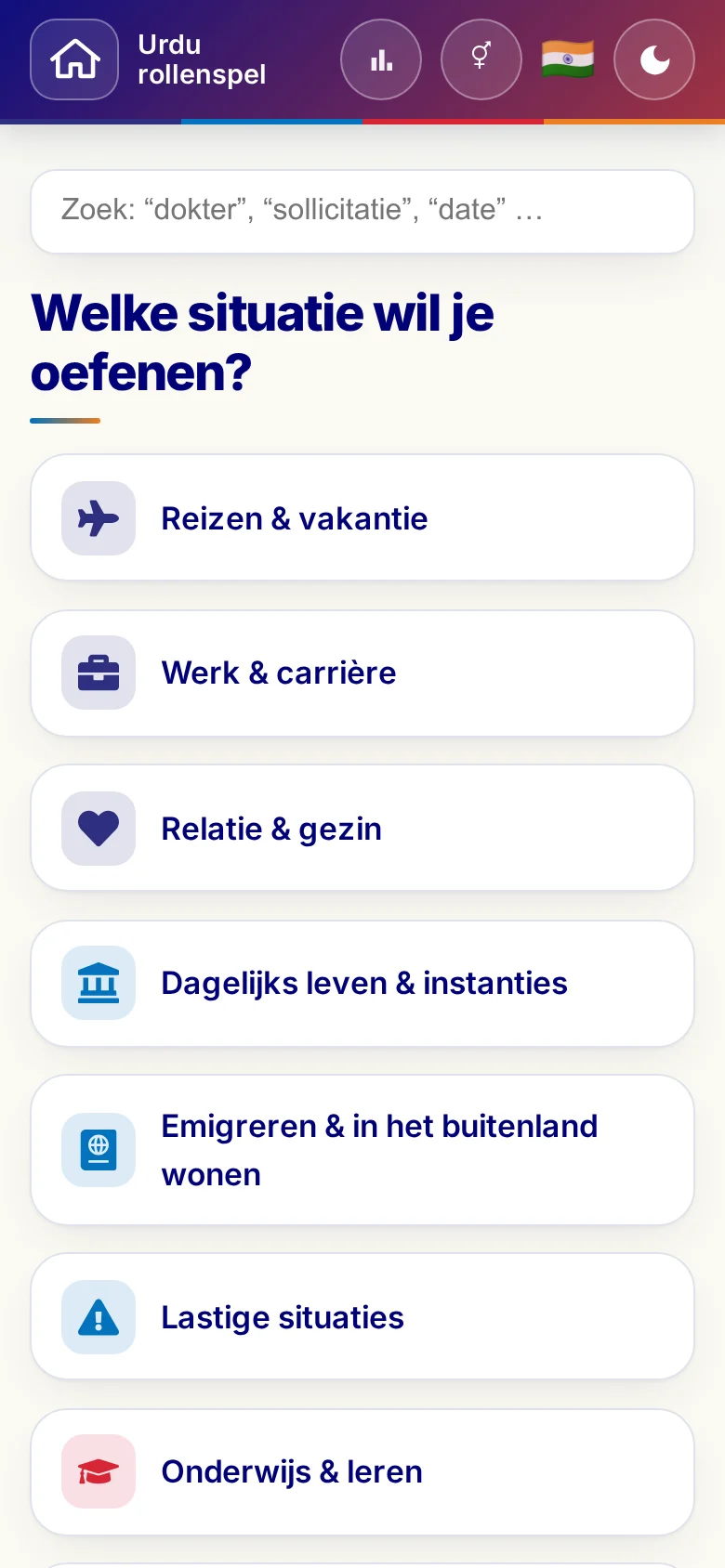 Telefoon: de themawerelden van het Taalrollenspel.