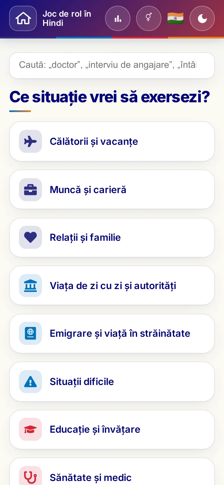 Telefon: situațiile de viață din Jocurile de rol.