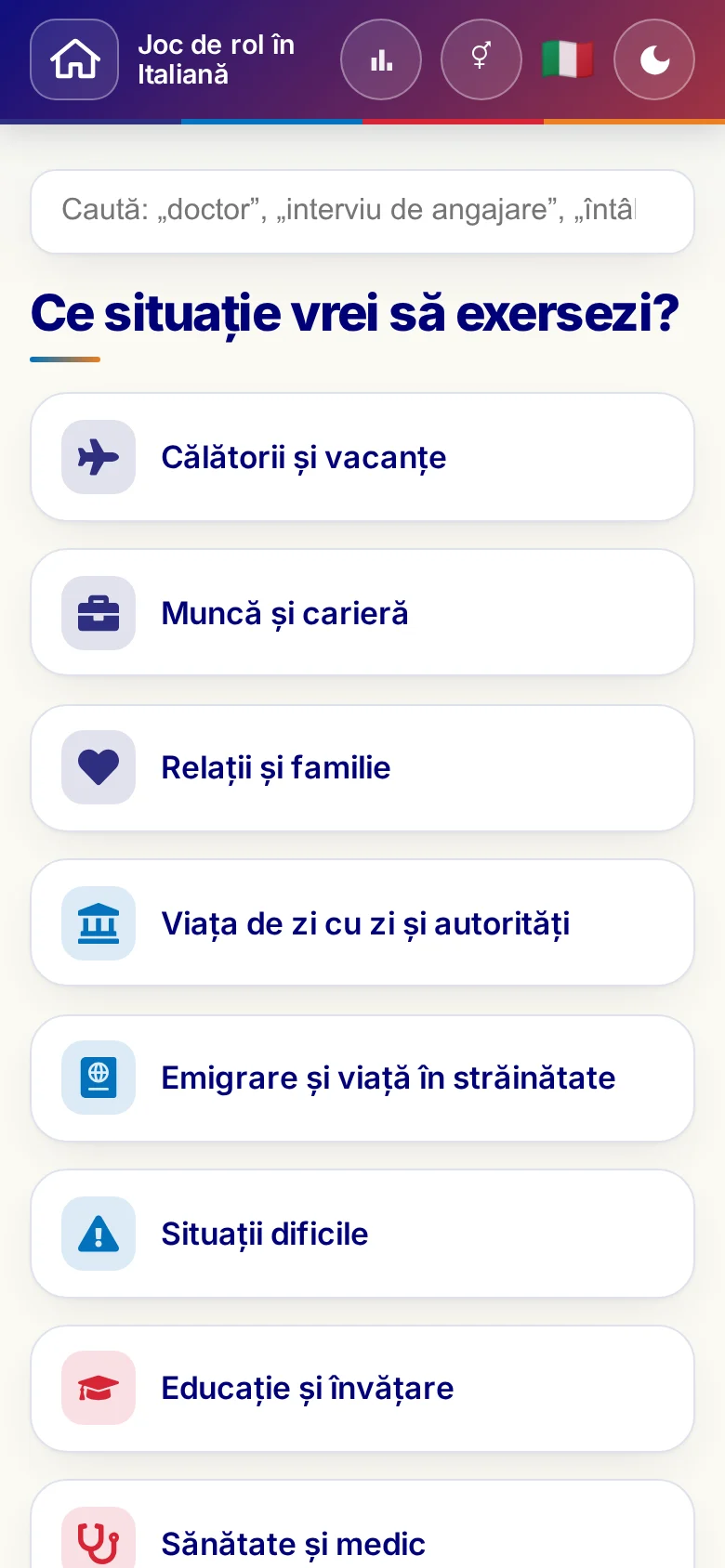 Telefon: situațiile de viață din Jocurile de rol.