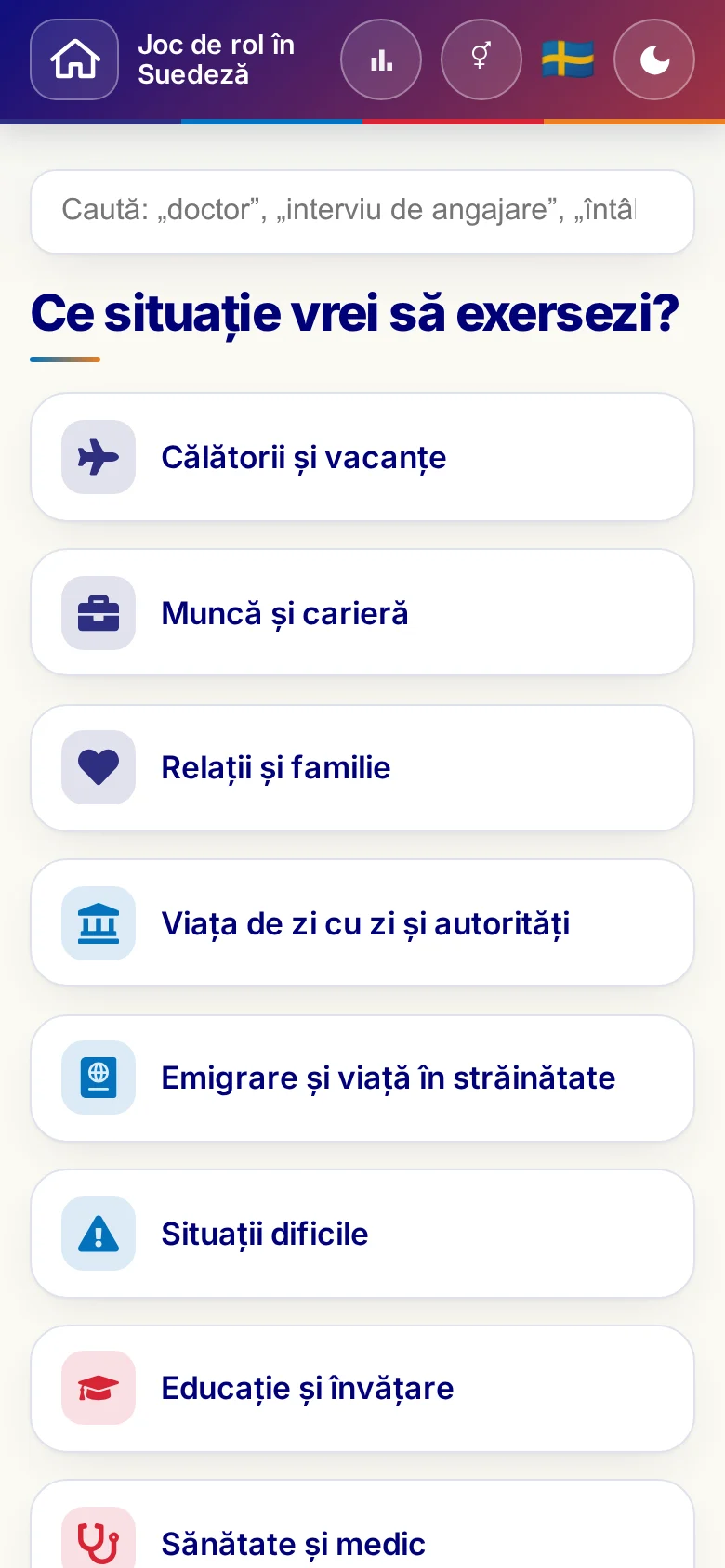 Telefon: situațiile de viață din Jocurile de rol.
