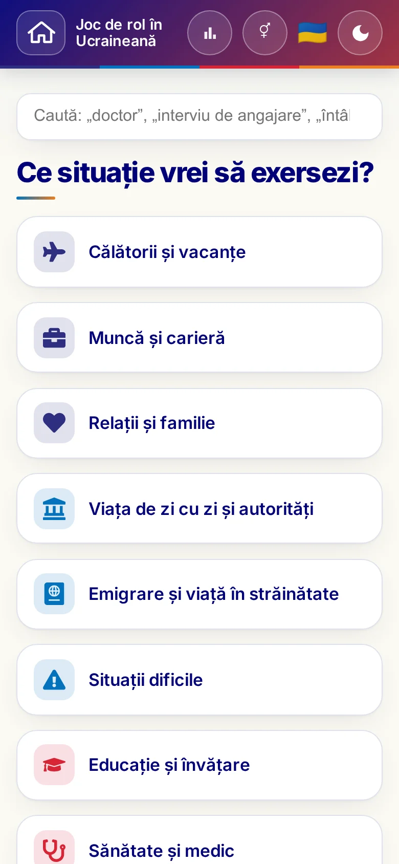 Telefon: situațiile de viață din Jocurile de rol.