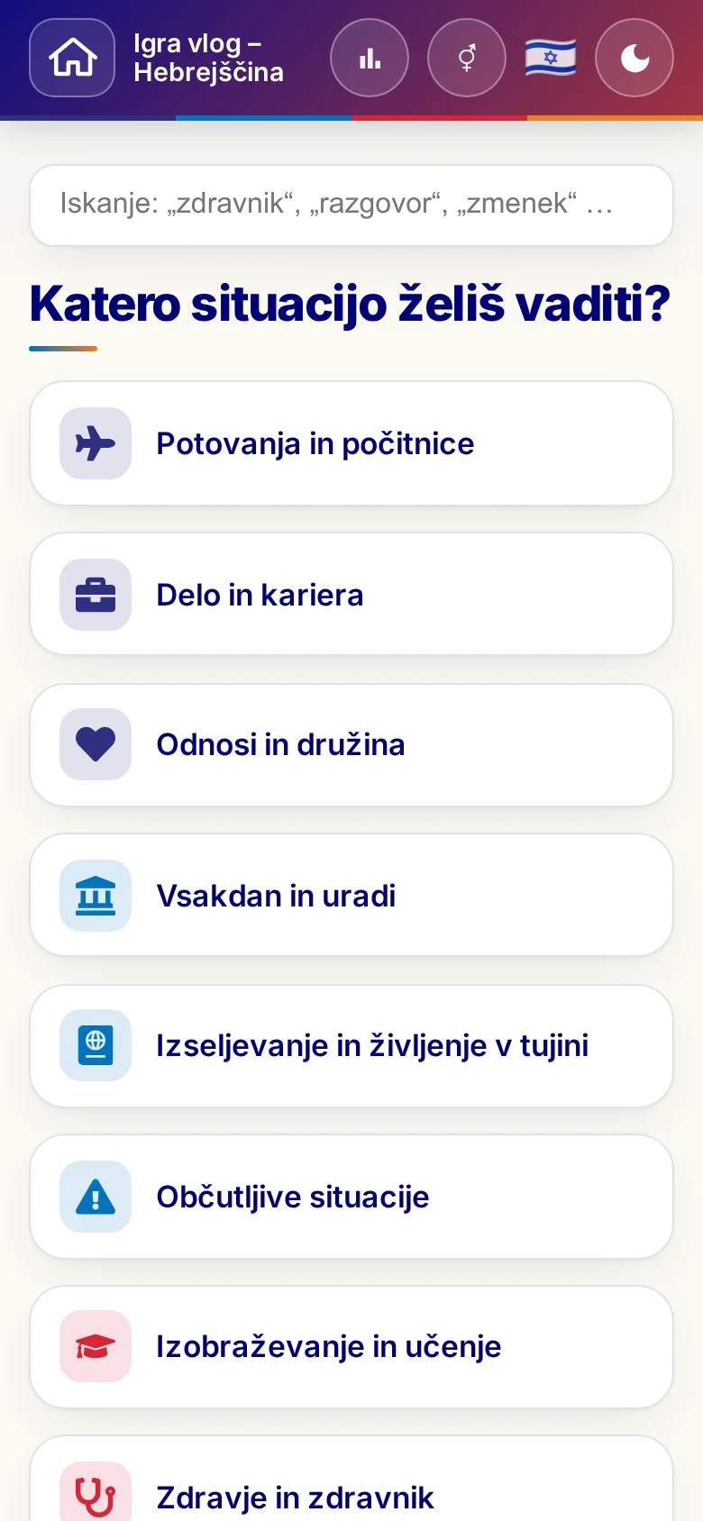 Telefon: tematski sklopi iger vlog.