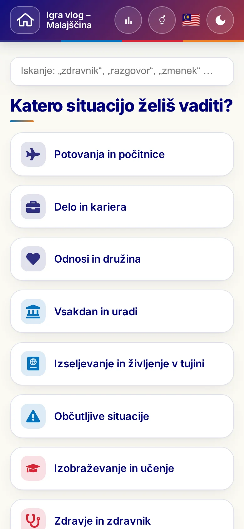 Telefon: tematski sklopi iger vlog.