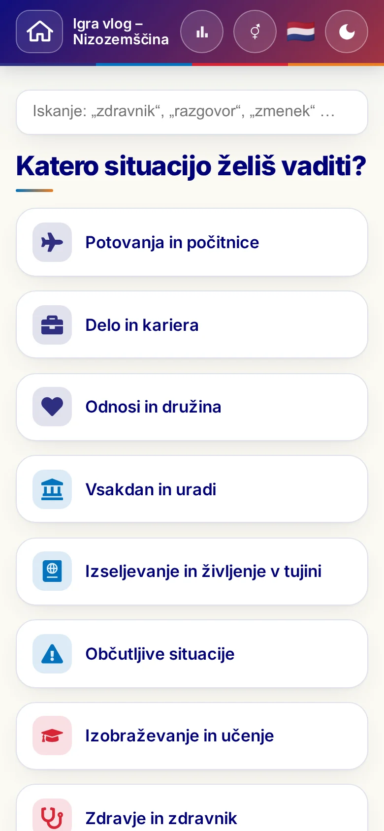 Telefon: tematski sklopi iger vlog.