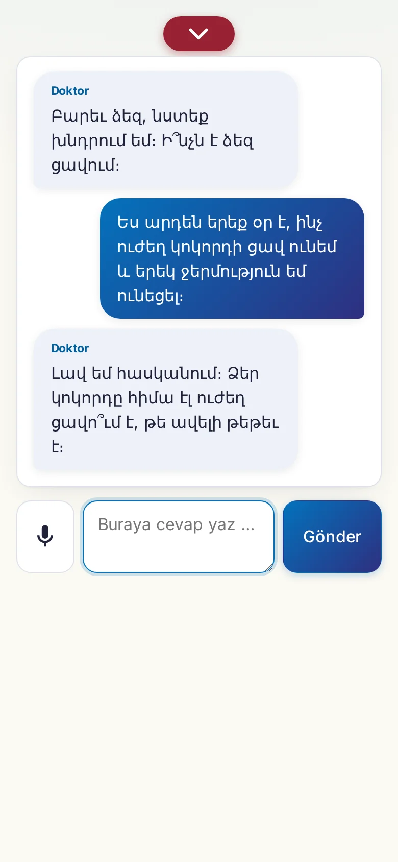 Telefon: mikrofon girişiyle süren bir konuşma.
